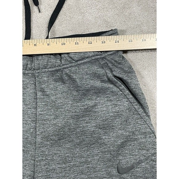 Nike Sweatpants Men's S Gray Heather Dri Fit 100% Polyester Workout Straight Leg - Picture 7 of 8